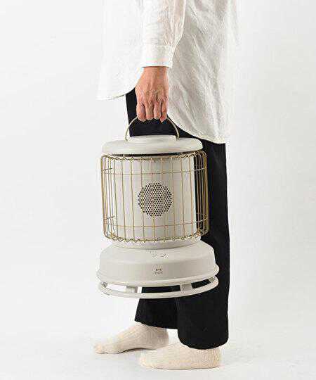 見た目からあったかぁい。 Brunoの360度全方位型ファンヒーター