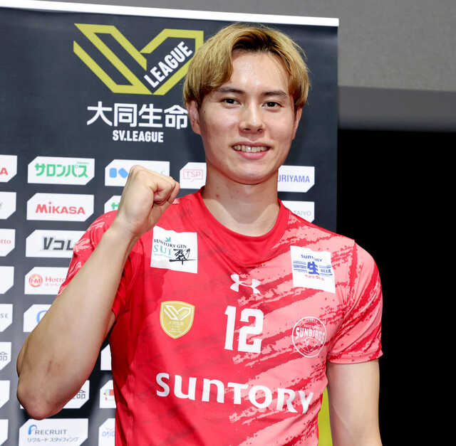 チーム最年少主将・高橋藍「2連覇が目標」24日開幕戦で大阪B