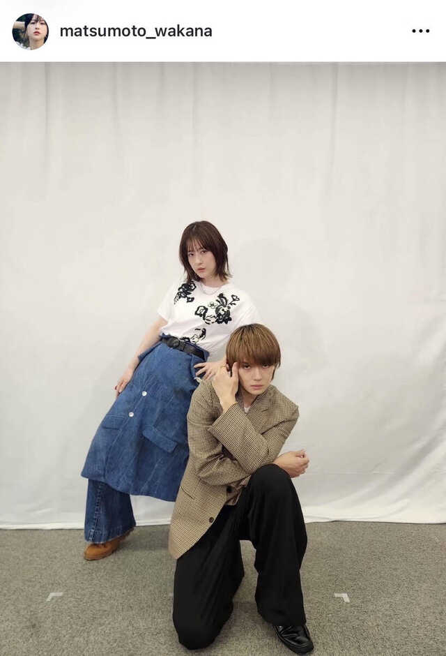 二本松　写真は気にしないでください この2人ほんと相性あっててツボすぎる」松本若菜、ドラマで共演の佐野