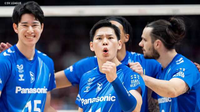 大阪ブルテオンが初優勝 ！ 最後は西田有志が決め、嬉し泣き