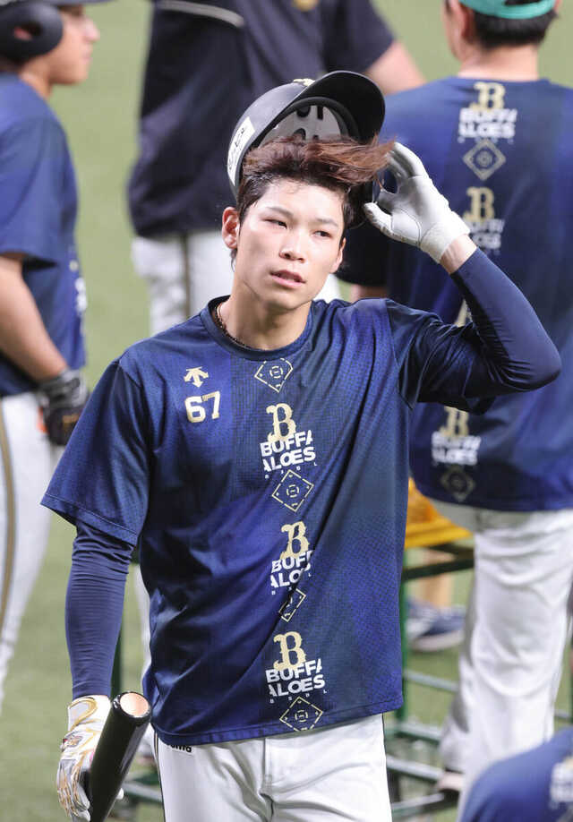 オリックス 中川圭太 サードユニ オリックス サードユニフォーム（レプリカ、2024-2025デザイン