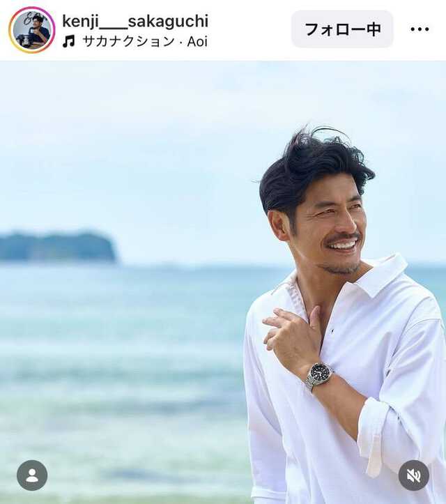 俳優復帰して3年…50歳・坂口憲二にくぎ付け「こんな夫がほしい
