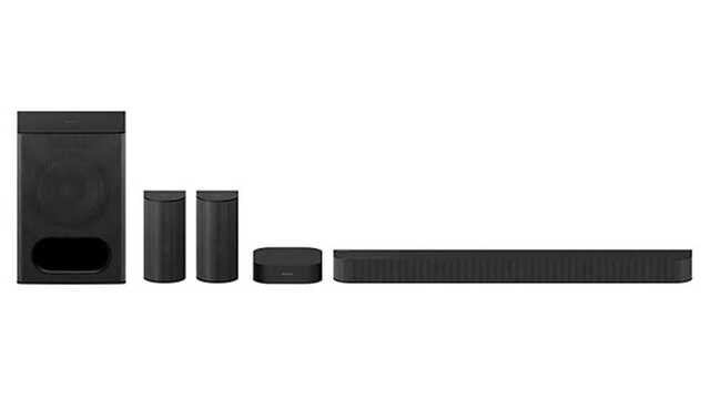 ソニーの立体音響サウンドバーは最大9スピーカー。前後左右、上下の音 ソニーの立体音響サウンドバーは最大9スピーカー。前後左右、上下の音