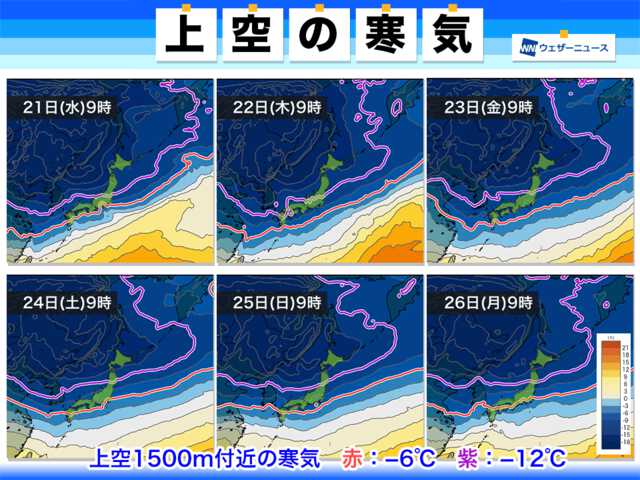 来週は日本列島に寒波襲来 大雪や寒さに早めに備えを|au Webポータル