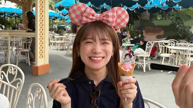EPCOT ドイツ館　ミニー　カチューシャ　マーガレット　ファンキャップ 秋元真夏 】 ミニーカチューシャでディズニー満喫ショット公開 大流行