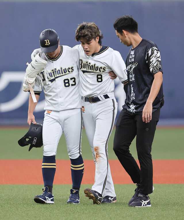 オリックス　麦谷祐介　ビジターユニフォーム オリックス 麦谷祐介 ビジター ユニフォーム オリックス麦谷祐介