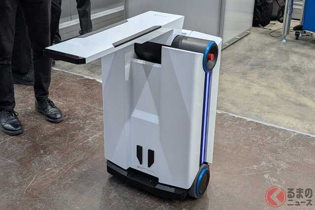 押されても倒れない… 豊田自動織機がWoven Cityで披露した物流ロボット
