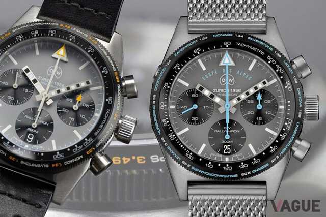 秒針はチェッカーフラッグ!? クラシックなクロノグラフと300m防水の