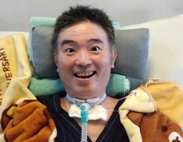 ALS闘病 】声優・津久井教生さん 月に1度のカニューレの交換「息を