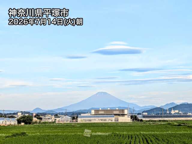 まるでUFOの群れ！？「レンズ雲」が出たり消えたり|au Webポータル国内