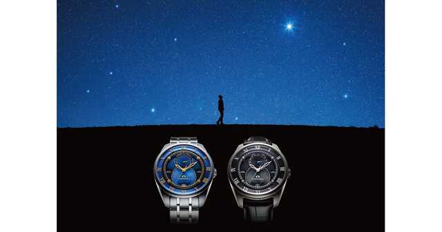 夜空に放射する光を文字板で再現。シチズン「CAMPANOLA」から限定
