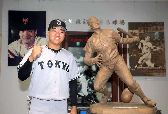 長嶋茂雄さんに捧ぐ一発＆5打点！巨人育成・笹原操希がメモリアル試合