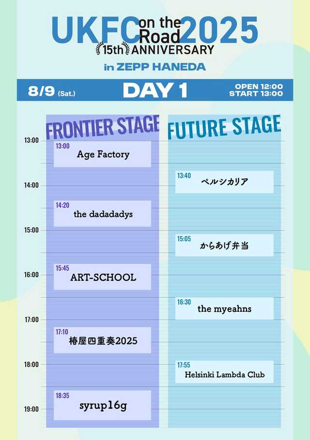 音楽レーベル・UK.PROJECT夏の一大イベント『UKFC on the Road