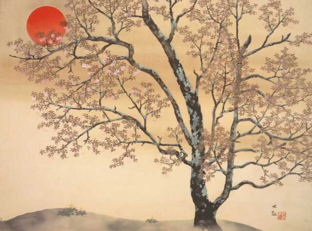 横山大観の桜、速水御舟の梅。 日本画の巨匠たちが描く花々が咲き誇る