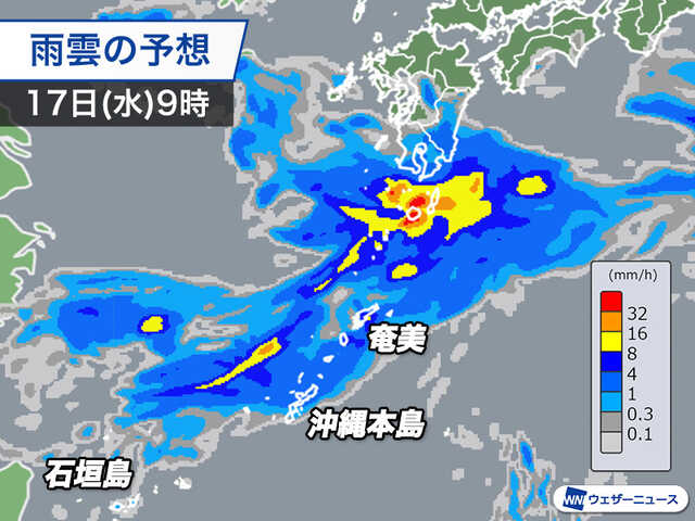 今日6月17日(水)の天気予報 梅雨前線北上で九州など雨 関東や北日本は