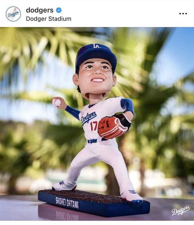 【非売/限定品】大谷翔平ボブルヘッド人形 移籍後初スタジアム先着限定配布 非売品 5/16 大谷翔平ボブルヘッド（白）移籍後初スタジアム先着
