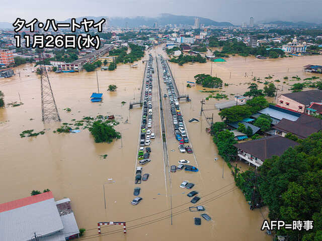 洪水 ケアンズ孤立 屋根で一夜の住民、ワニ出没も オーストラリア北部で記録