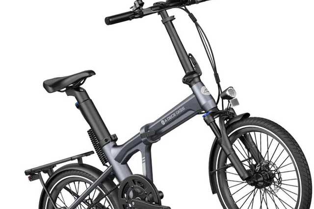 折りたたみ電動アシスト自転車 スポーツタイプ グレー 走行性能・利便性・耐久性をさらに向上！ 日本初の自動変速機能を搭載
