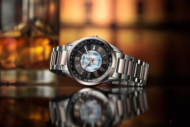 リブレ　　　　　　白蝶貝　エクシード　電波ソーラー　H610 リブレ 白蝶貝 エクシード 電波ソーラー H610 ダイヤルに輝く“白