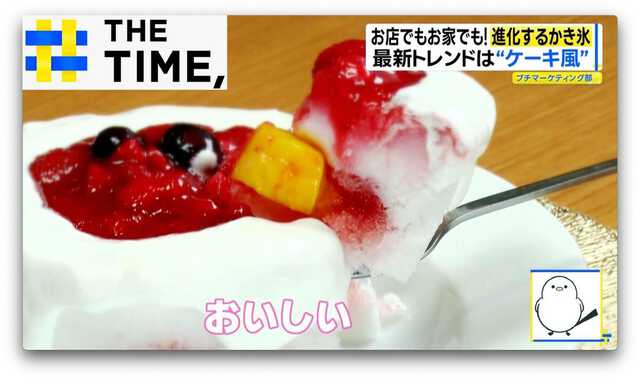 氷がいらない”家庭用かき氷機も登場…最新「かき氷」事情【THE TIME
