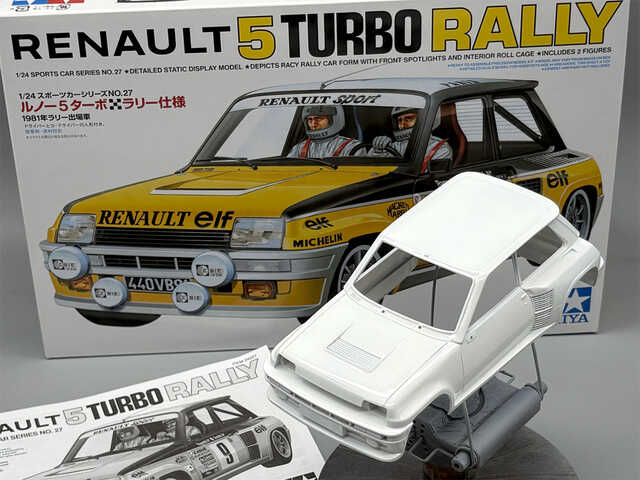 【組立完成品】タミヤ1/24 ルノー５ターボ＜2024年再販モデル＞ 組立完成品】タミヤ1/24 ルノー5ターボ＜2024年再販モデル