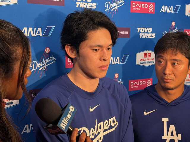 ドジャース佐々木朗希「比較的コントロールはできたし、ゾーンで勝負