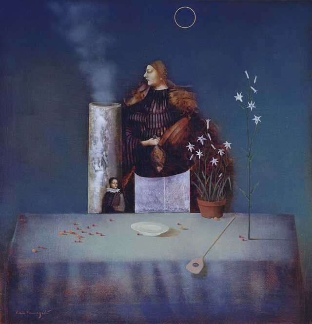 川口起美雄作　「魚が生まれた日」 川口起美雄 - Sfumart