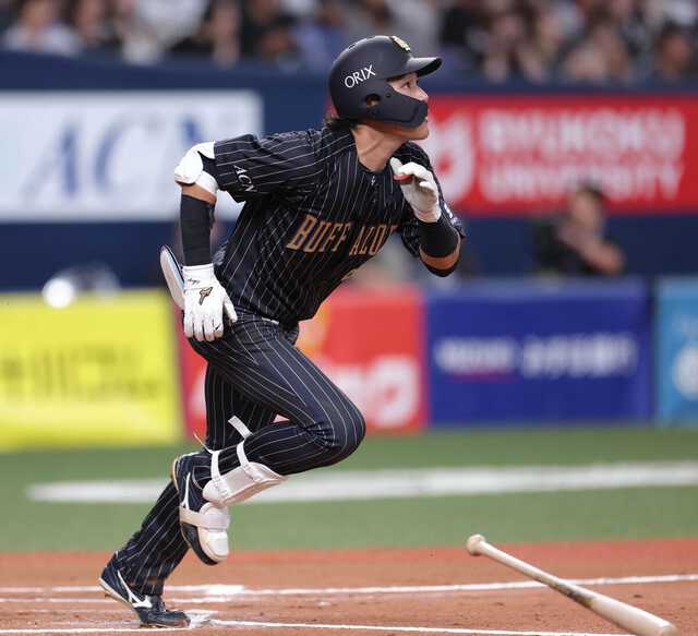 オリックス　麦谷祐介　ビジターユニフォーム オリックス 麦谷祐介 ビジターユニフォーム 麦谷祐介選手 グッズ
