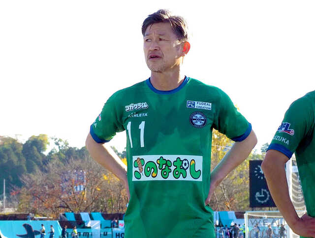 アトレチコ鈴鹿　カズ　三浦知良　４０周年記念　ベースボールTシャツ　未使用 アトレチコ鈴鹿 カズ 三浦知良 40周年記念 ベースボールTシャツ 未