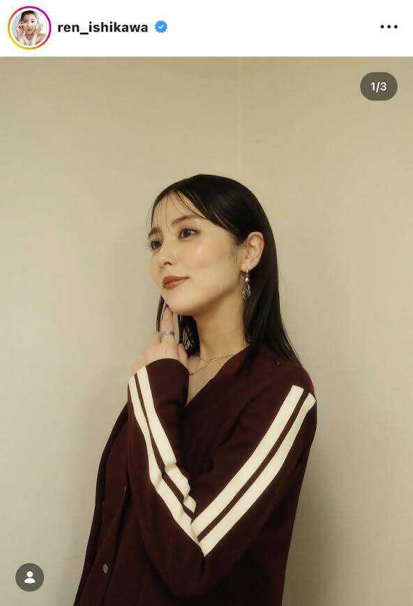 石川恋、ブラウンのキレイめセットアップ姿に反響「とても綺麗です 
