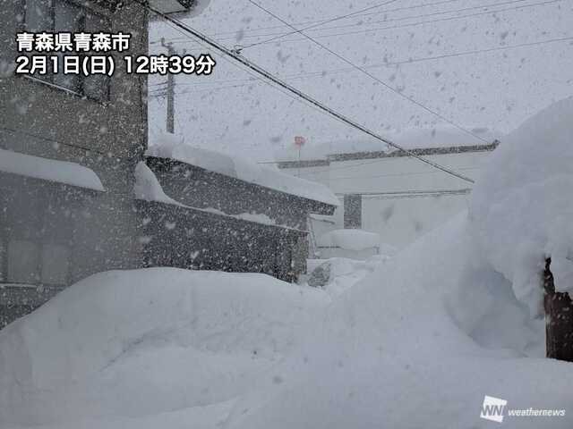 青森市は1時間に7cm積雪が増加 明日も活発な雪雲が停滞しやすい|au Web