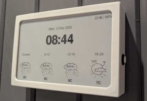 家族の予定・天気・家の状態をひと目で確認できる自作電子ペーパー