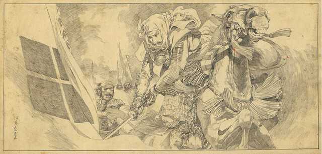 伊藤彦造展』弥生美術館で 美剣士を描いた濃密なペン画で人気を博した
