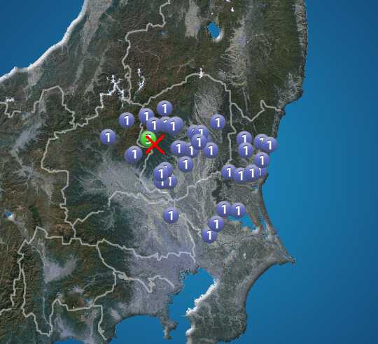 栃木県南部でM3.7の地震 最大震度3 津波の心配なし|au Webポータル国内