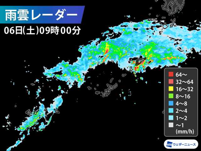 明日は西日本の太平洋側で激しい雨 鹿児島県は線状降水帯による大雨の