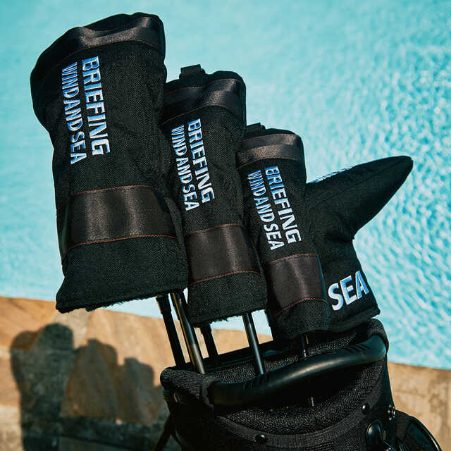 サックスとピンク、どっちがいい？ BRIEFING GOLF×WIND AND SEA