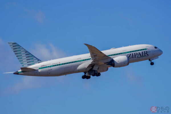 最終値下げ期間中　日本航空 Boeing787-9 ZIPAIR、新型ボーイング787-9導入へ JAL機材を改修 2倍以上の