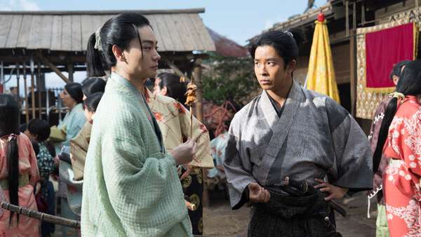 豊臣兄弟の交渉シーン