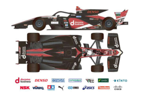 2024 SFJ030 ミニカー docomo business ROOKIE 2024 SFJ030 ミニカー docomo business ROOKIE 1:43 SPARK Sf23