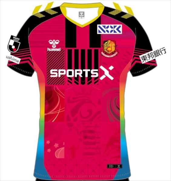 hummel・2014福島ユナイテッドFCオーセンティックユニフォームセット