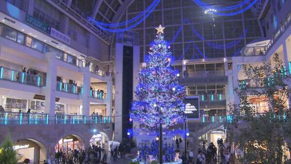 高さ15mのジャンボクリスマスツリーが点灯 サッポロファクトリー|au