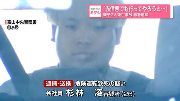 赤信号でも行ってやろうと…」親子2人死亡事故 男を逮捕 富山|au Web ...