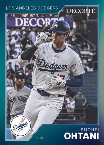 大谷 新カードは「デコルテポーズ」 コーセー、21日にドジャー