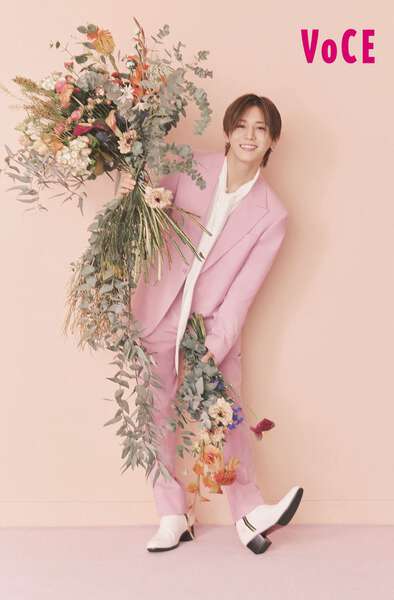 SPOTTER ジャケット ナナシブログ 山田蓮 樋口類 イーブルアクト Hey! Say! JUMP山田涼介、ピンクスーツ＆花束で多彩な表情見せる