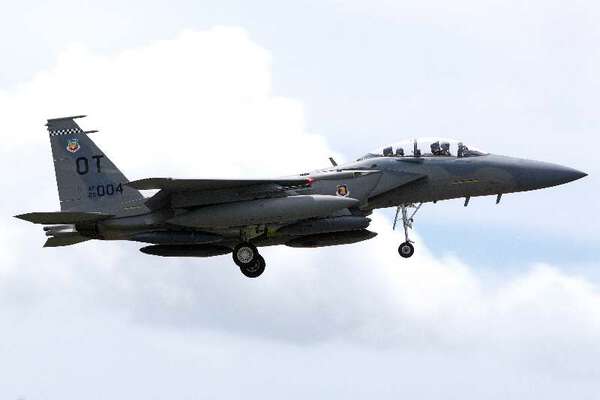 嘉手納基地 F-15EX 展開パッチ F-15EX、嘉手納に来春36機配備へ準備進む
