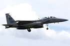 最新鋭の米戦闘機F15EX 沖縄・嘉手納基地に2機が初飛来 退役した