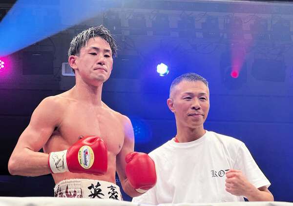 内山高志氏の愛弟子・英豪が判定で初陣星「これから本格的に教わりたい