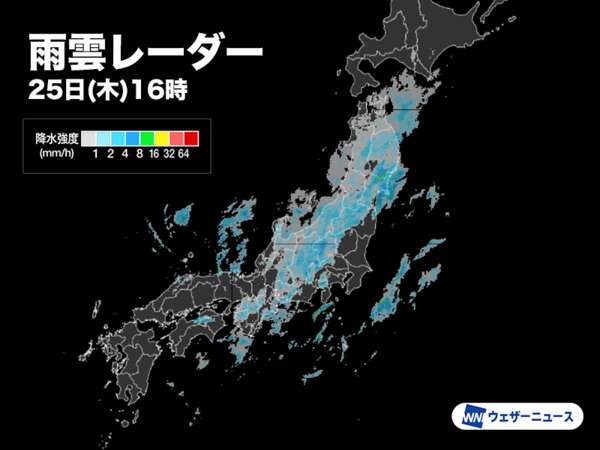 日本列島を雨雲が通過中 雨上がりの西日本は北西の風が強まる|au Web