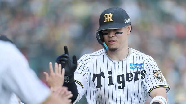 佐藤輝明のトートバック 阪神 タイガース 佐藤輝明 ガラコロ 特賞 トートバッグ - メルカリ