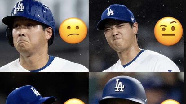 「変顔のオンパレード」 大谷翔平、6種の“顔芸”コラ写真に絵文字化待望の声「毎日使うわ」「有料でも買います」|au Webポータルスポーツニュース